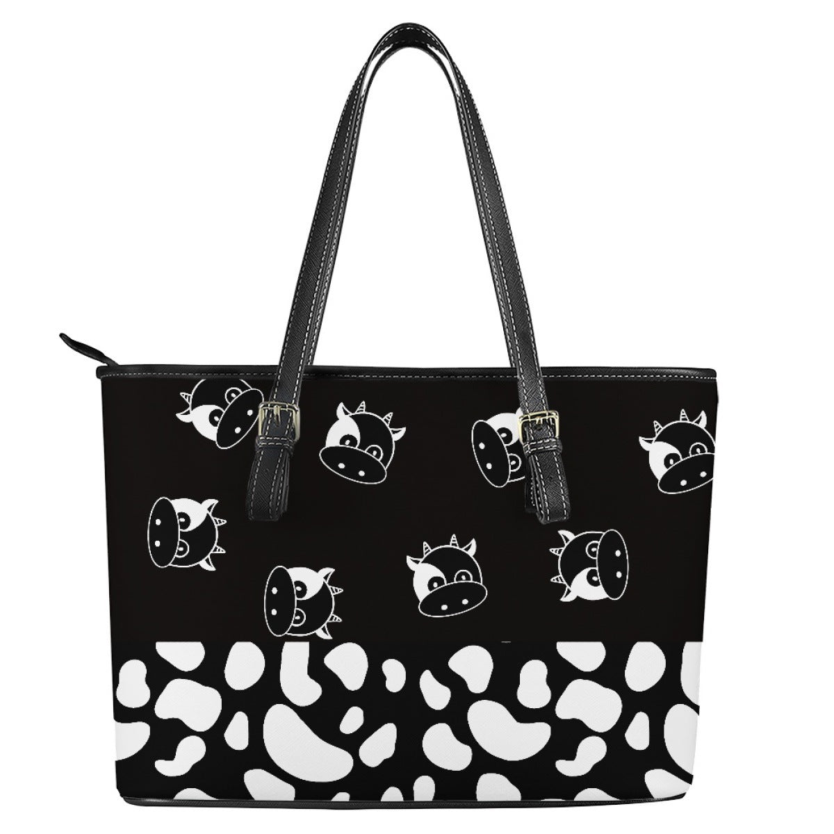 Wholesale Cow Pattern Women's PU Handbags